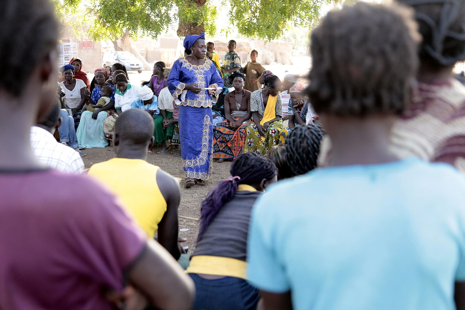Réunion communautaire, Burkina Faso